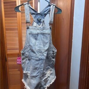 Wild Fable Light Blue Denim Romper